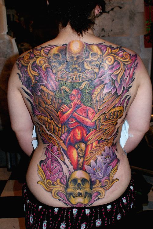 ルシファー 完成 Flat Tattoo Art ブログ ルシファー 完成 Flat Tattoo Art ブログ