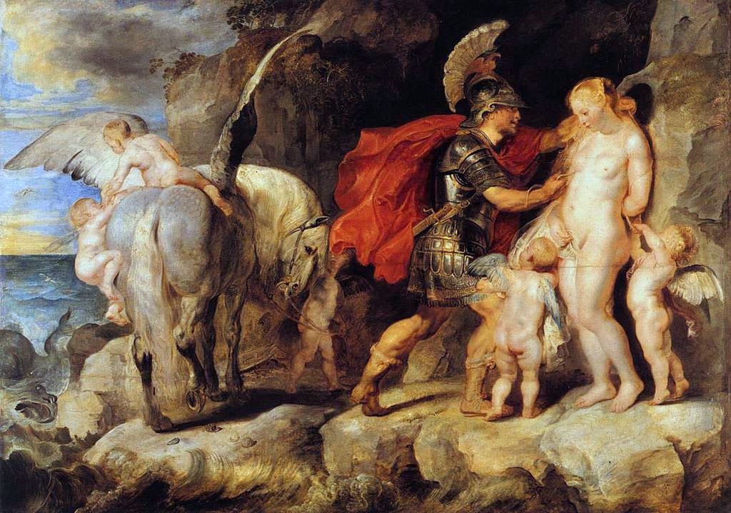 Perseus Freeing Andromeda【わたしの里・作品】アンドロメダを助けるペルセウス