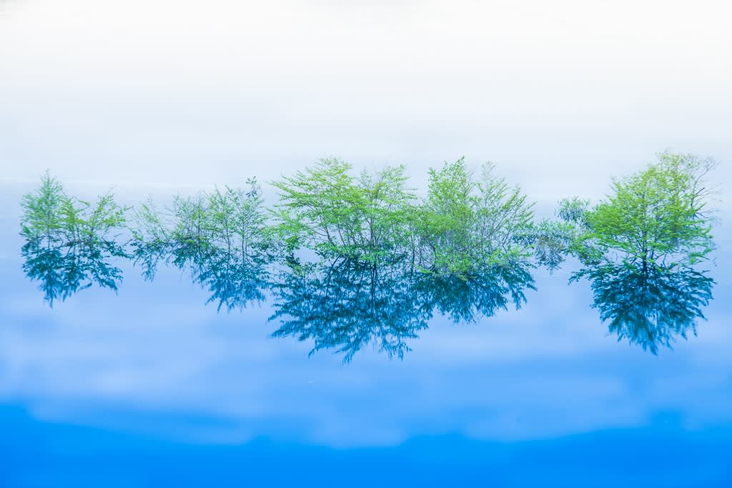 奥四万湖/浮島