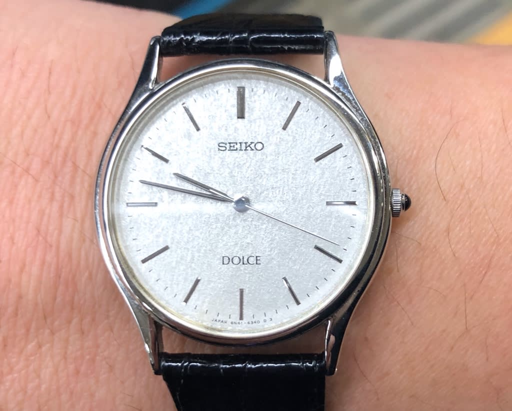 今日の腕時計 2/17 SEIKO DOLCE 8N41-6060 - しみずのプログ