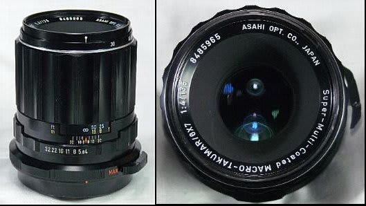 第608沼】super-multi-coated MACRO-Takumar6X7 135mm F4 はじめて触る