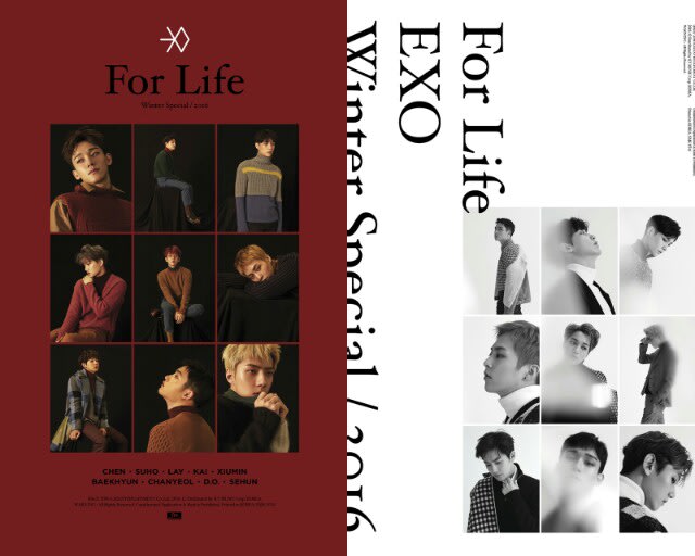 Exo冬のアルバム For Life 公式写真 Everything Exo Exoが好き