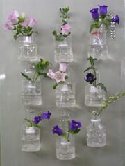 ペットボトル花器 二本松のフラワーパーク ペットボトル花器 二本松のフラワーパーク