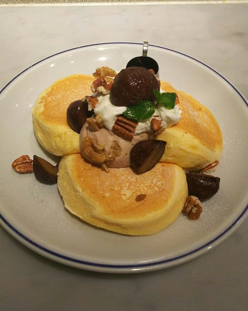 栗のパンケーキ はんなりパワフル紀行
