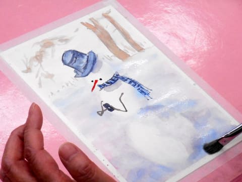 日曜画材研究 物の描き方 初めての雪 Sakura Artsalon Osaka