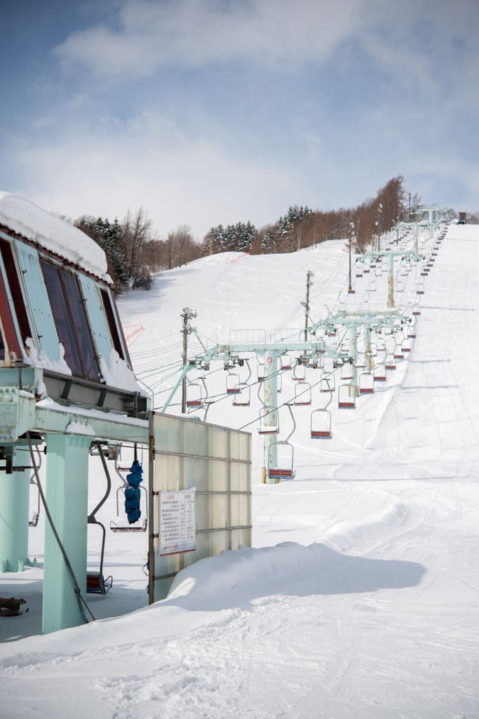 萩 の 山 スキー 場 積雪