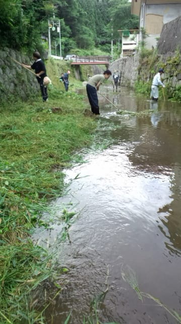 川掃除