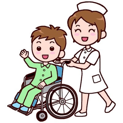 車椅子5 介護 医療 みさきのイラスト素材 素材屋イラストブログ