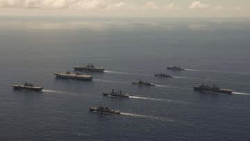 アメリカ海軍,英国海軍,オランダ海軍,海上自衛隊,大規模広域訓練２０２１,ＬＳＧＥ２１,空母クイーンエリザベス,台湾海軍,戦艦,