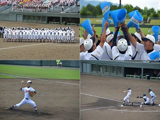 野球試合 対日大明誠高校 山梨県立白根高等学校 公式ブログ