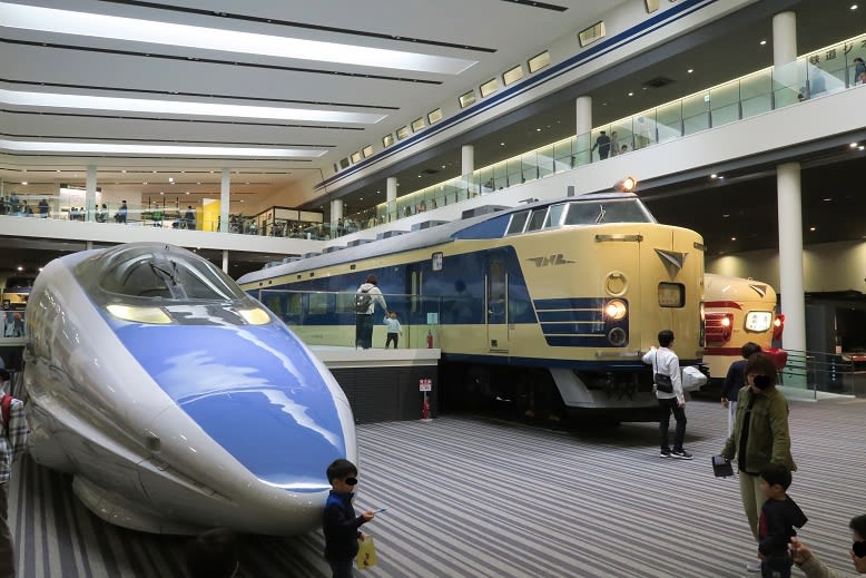 初入場 京都鉄道博物館その５ ５００系新幹線やクハネ５８１など