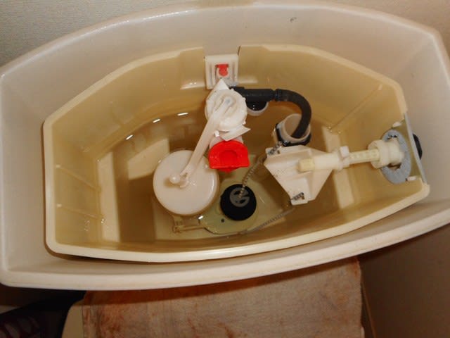 トイレの水漏れ修理 Toto 有 内設備工業 千葉の水道屋さんの工事日記