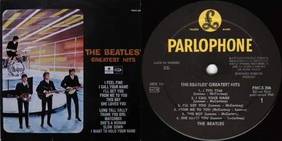 ビートルズのスウェーデン盤特集⑤「The Beatles' Greatest Hits ビートルズのスウェーデン盤特集⑤「The Beatles' Greatest Hits