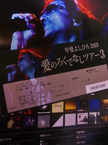 甲斐よしひろ／愛のろくでなしツアー3 Zepp Tokyo公演 - BLUE HEAVEN