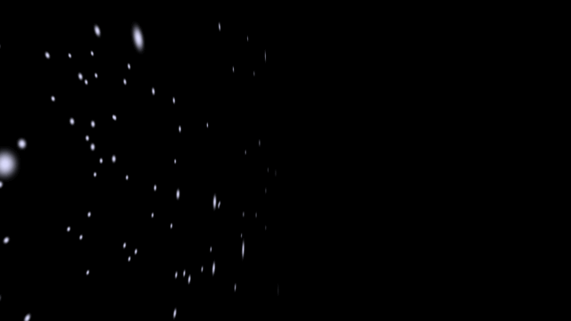 星の映像が移動しているのを横から見ている映像