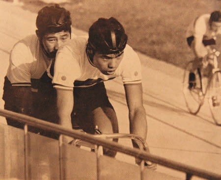 1964年の東京オリンピック・タンデムスクラッチ代表選手・班目秀雄 