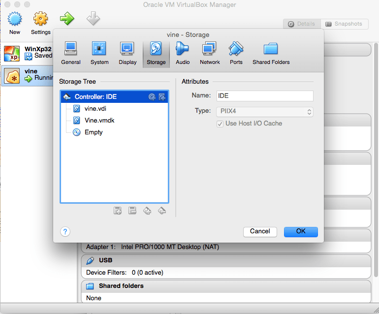 Virtualbox の Vinelinux から 別ドライブの Vmdk を Mount 中野智文
