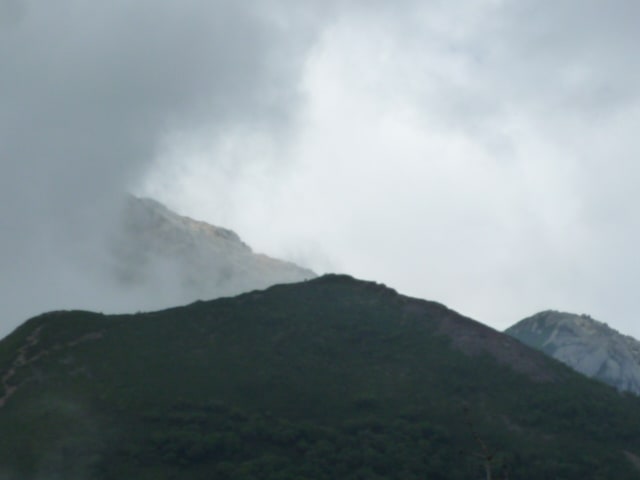 双児山から見た駒ケ岳