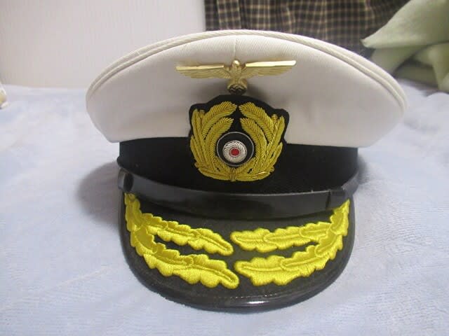 EREL製海軍将官用制帽ホワイトトップ
