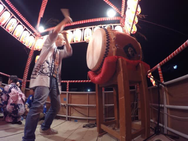 16年 石橋祭り 盆踊り 石南太鼓会