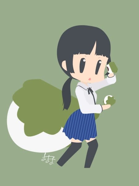 イラスト かしわもち上坂すみれ 直列 ちょこれいつ