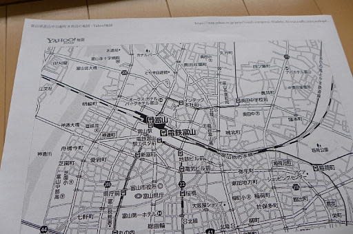 19 01 22 火 ネットから 見やすい白黒地図を印刷する方法 称名じじの今日も称名滝から大日岳に通っています