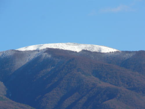 再度白くなった鉢伏山