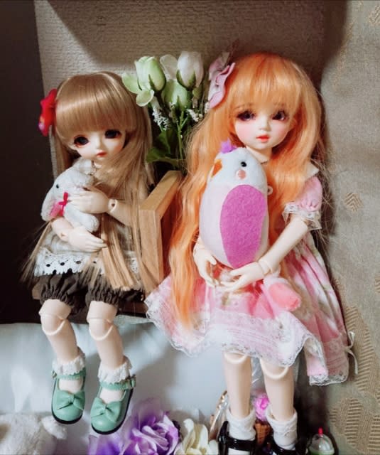 美しき幼SDサイズコンビ - I love BJD♥️おばさんドールにハマる