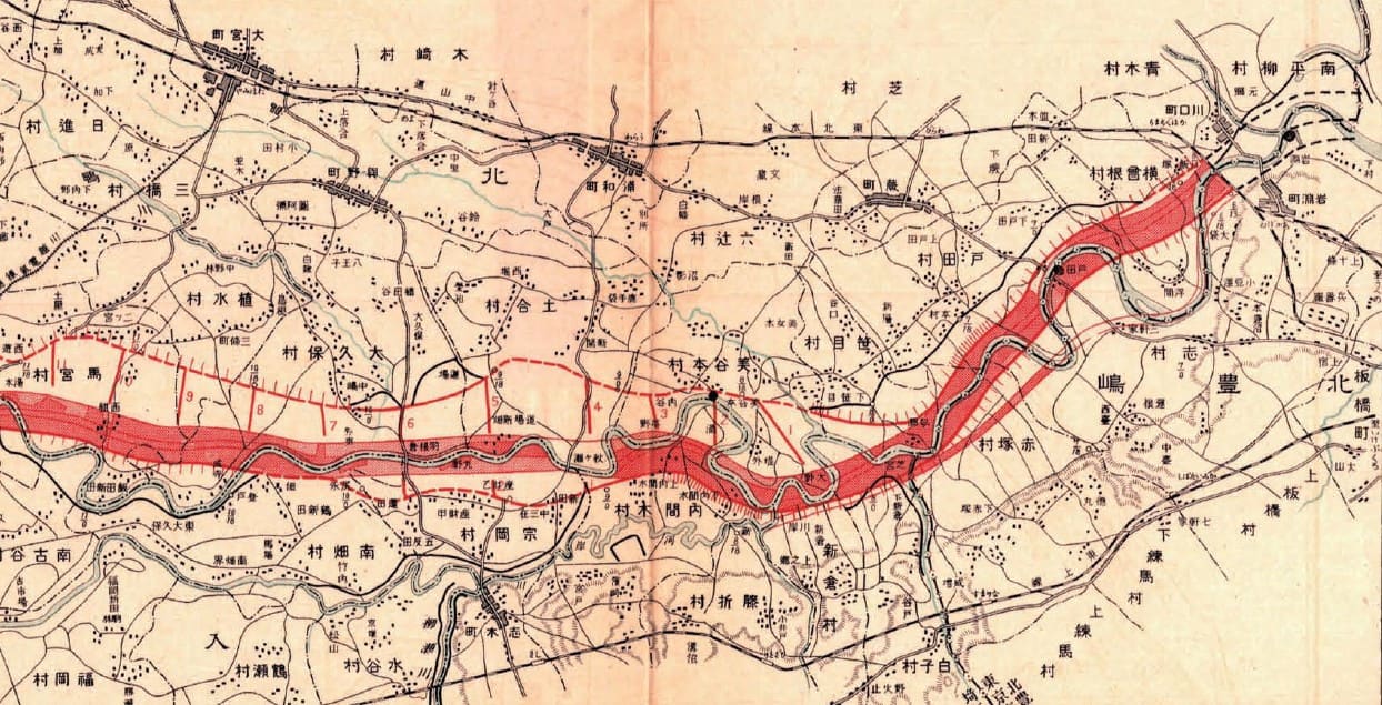 大正～昭和の荒川改修工事 - 咲いた万歩
