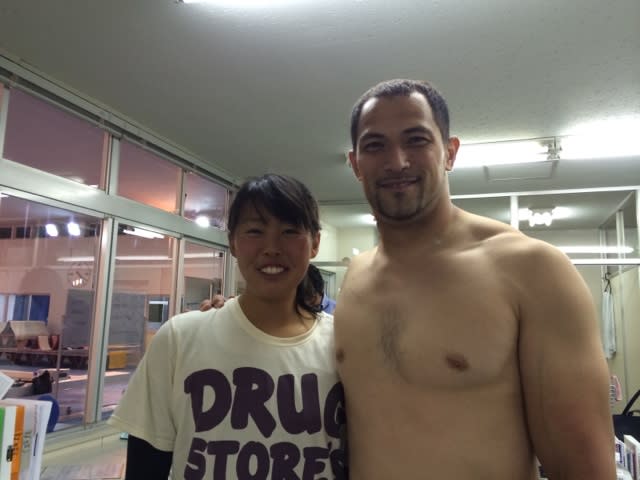 室伏広治先生がプールに来ました 中京魂 水泳は人間形成の道なり
