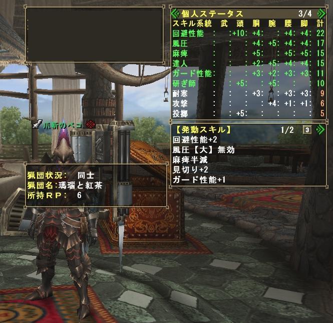 新年明けまして装備晒し ペコブログ のらりネトゲ生活