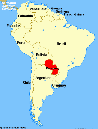 南米の地図 私の旅行体験記