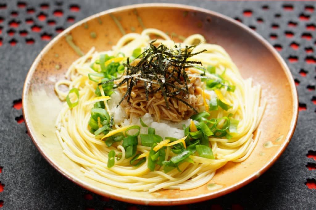 手作りなめたけのおろしパスタ ちい Road 手作りなめたけのおろしパスタ ちい Road