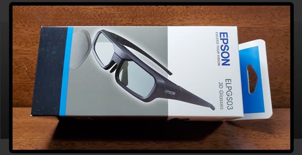 新品　EPSON 3Dメガネ ELPGS03