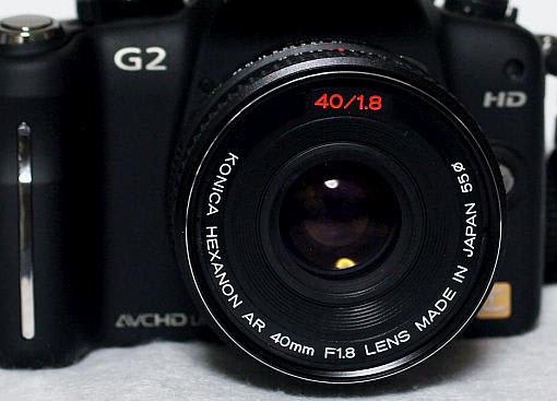 【極美品　整備済】コニカ ヘキサノン AR 40mm f1.8 パンケーキレンズ