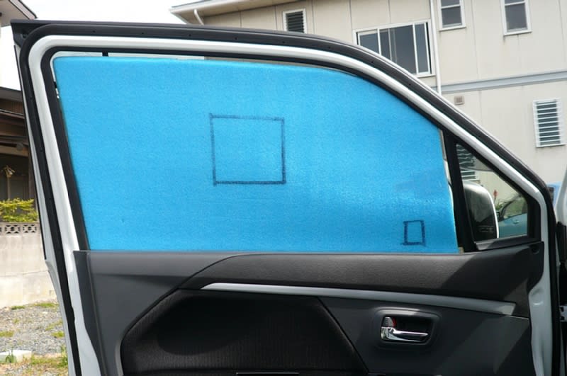 新しい車は、目隠し板も作り直しです。 3C三昧