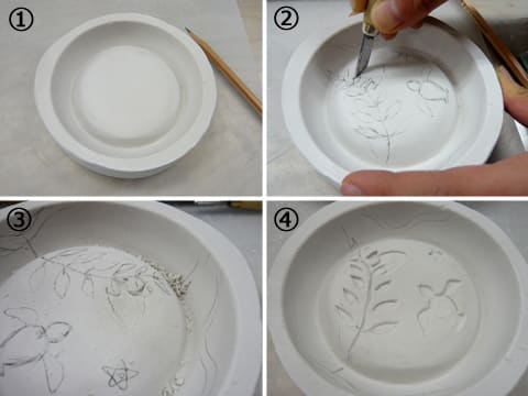 パート・ド・ヴェールの香炉 (パートドヴェールの皿 | カトレア パート・ド・ヴェールの香炉 (パートドヴェールの皿 | カトレア