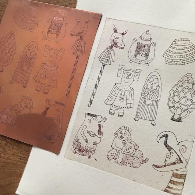 銅版画 - つくるかい&Yanzu Diary 銅版画 - つくるかい&Yanzu Diary