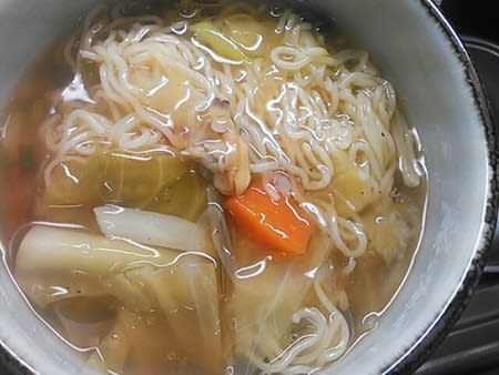 浅利入りガシラ頭の塩焼きダシ餡掛けうどん 芳賀ちゃんのオサカナ釣題 酒 肴 料理 釣り