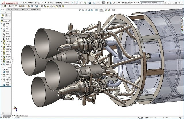 ４連ロケットエンジン設計事例 - 流体機械設計による近未来に役立つエンジニアリング