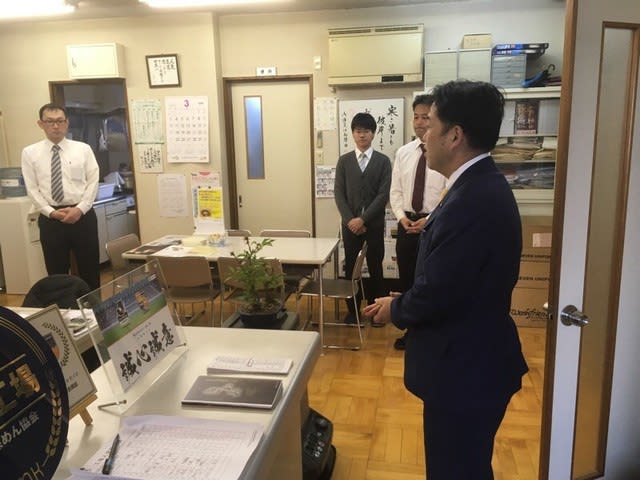 長野東リーグ市長表敬訪問 快刀乱麻 長野県議会議員 西沢まさたかが行く