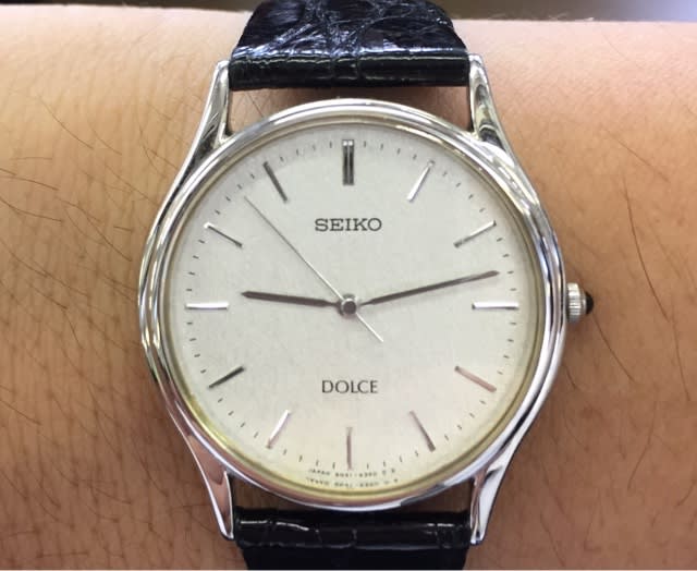 今日の腕時計 8/18 SEIKO DOLCE 8N41-6060 1995年10月製造 - しみずの 