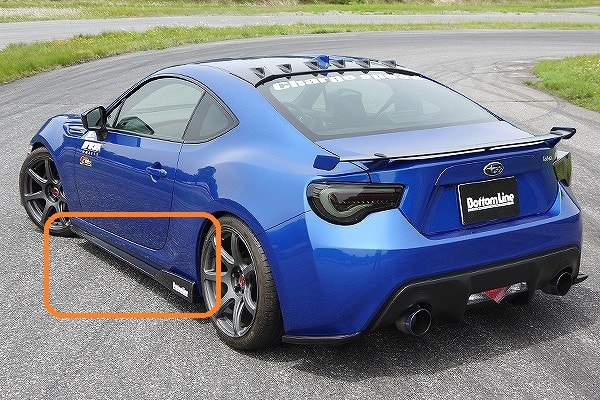 ☆安心の定価販売☆】 BRZ（ZC）｜パフォーマンスパーツ｜STI BRZ サイドアンダースポイラー：SUBARU ZC6 sti サイドスカート  サイドステップ