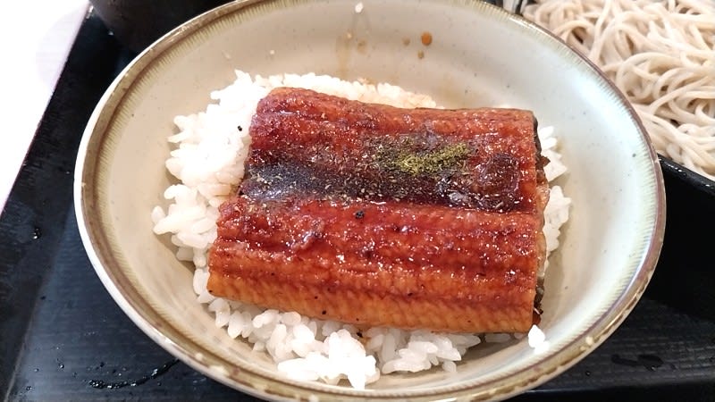 ゆで太郎長者町店:ミニうな丼セット