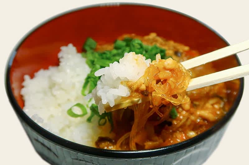マーボ春雨丼 どうせ白ご飯に乗っけるので丼に 炎のクリエイター日記 マーボ春雨丼 どうせ白ご飯に乗っけるので丼に 炎のクリエイター日記