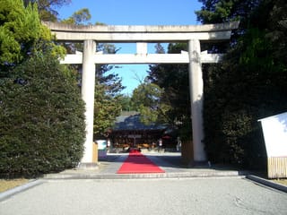 護國神社の鳥居