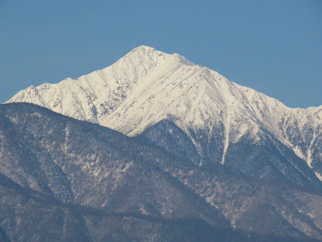 常念岳　2024/12/25　長野県松本市