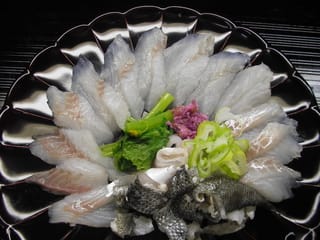 セイゴ薄造り １４３９ スズキの若魚っす 芳賀ちゃんのオサカナ釣題 酒 肴 料理 釣り