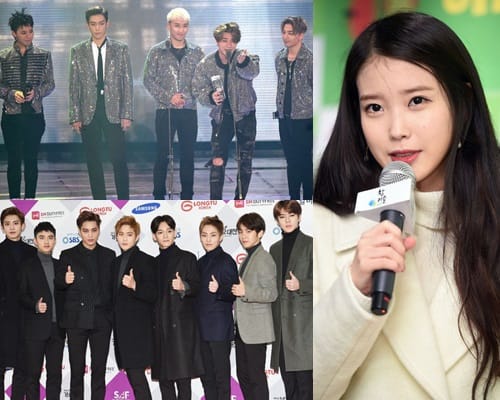 BIGBANG、EXO、IU