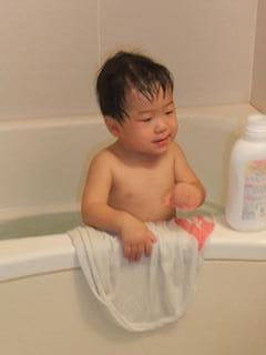 1歳8ヶ月 お風呂の流行 育児日記
